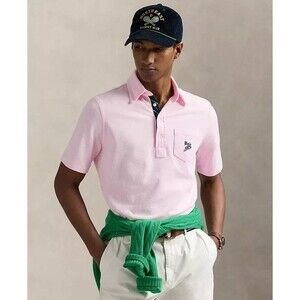 NWT POLO RALPH LAUREN Men's Shirt XL Oxford Mesh Polo Shirt